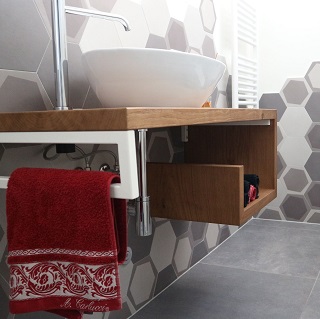Maison de K&S: carreaux hexagonaux